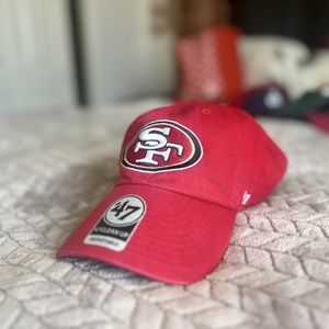49ers brand new with tags dad adjustable hat
